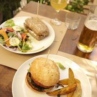 Yummy lunchtime!!   at Temple Natura in Mallorca