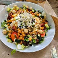 Tabbouleh Salad at Temple Natura in Mallorca