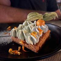 Carrot cake  at Temple Natura in Mallorca