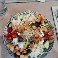 Ceasar Salad at Temple Natura in Mallorca