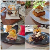 Dessert at Temple Natura in Mallorca