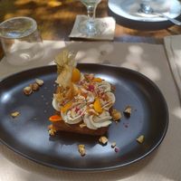Carrot cake at Temple Natura in Mallorca