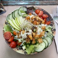 Cesar salad  at Temple Natura in Mallorca