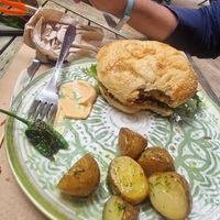 House burger at Temple Natura in Mallorca