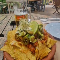 Nachos at Temple Natura in Mallorca