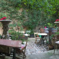 Wonderful secret garden at Temple Natura in Mallorca