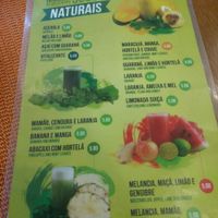 juices at Naturalmente in Belo Horizonte