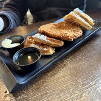 Chicken and waffles   at Souley Vegan in Oakland