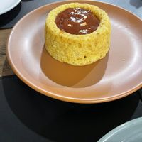 Bolo de milho com cobertura de goiabada  at Café Con Acento by Felix in Sao Leopoldo