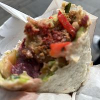 Falafel wrap   at Belfalafel  in Belfast