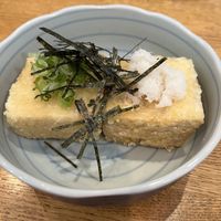 Age Dofu (minus the sauce)  at Shinano Sushi Bar & Japanese Cuisine in Cleveland