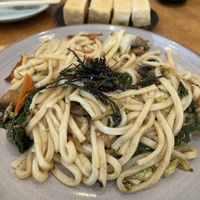 Yaki Udon (no sauce) and side of tofuu  at Shinano Sushi Bar & Japanese Cuisine in Cleveland