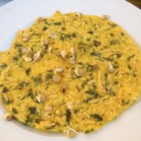 Vegan Omelet at Cafe Louise - Ramat Aviv in Tel Aviv