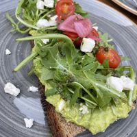 Avocado toast   at Plazores Café & Bar in Diez