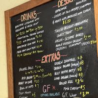 2023 Menu  at Orgasmic in Byron Bay