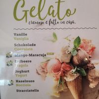 Ice cream labeled vegan   at Mein Beck in Naturno