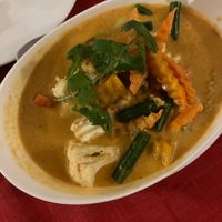 Panang curry at Choc Dee in Palm Cove
