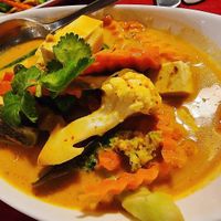 Red curry  at Choc Dee in Palm Cove