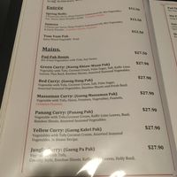 Vegan/Veg Menu Page 1 at Choc Dee in Palm Cove