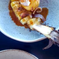 Roasted Pineapple with Passionfruit Sorbet and Black Pepper Caramel at Nu Nu in Palm Cove
