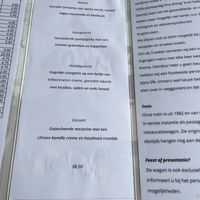 Menu 1  at Gare du Nord in Rotterdam