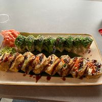 Samurai Maki and Veggy Tempura at Amijami Sushi Kadriorg in Tallinn