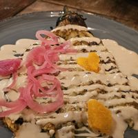 Eggplant at Bobbe Speisesalon in Berlin