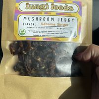 Fungi Foods - Sesame Ginger Mushroom Jerky  at Cafe Jolie in Alameda