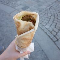 Vegan Falafel Wrap @ Big Joe Falafel at Big Joe Falafel in Linz