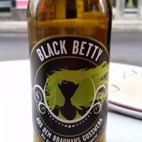 Good bio bier at Cafe Stern in Linz