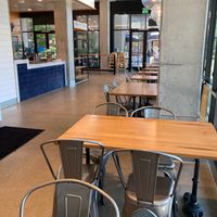 Interior seating  at Mendocino Farms in Redmond