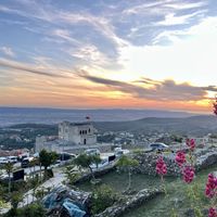 View from the castle walls   at Rooms & Restaurant EMILIANO - Castle of Kruje in Kruje