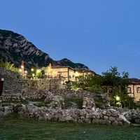 Hotel/restaurant on the castle walls   at Rooms & Restaurant EMILIANO - Castle of Kruje in Kruje