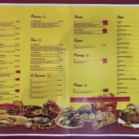 Menù principale con opzioni vegane e vegetariane (chiedere per novità e piatti del giorno)   at vamoss in Campania