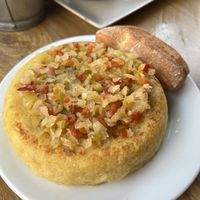 Vegan mini tortillaas  at Bar Basseri Taberna in Getxo