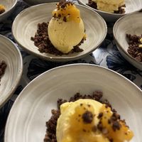 Homemade mango icecream  at o soño in Ladeira