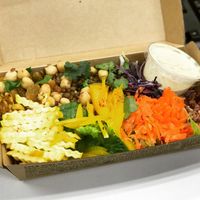 Cashew curry dream salad at The Blissful Carrot in Macau