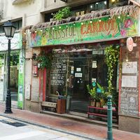 outside at The Blissful Carrot in Macau