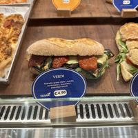 Vegan sandwich  at bar italico in Toscana