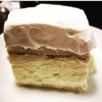 Custard Slice at Kozmosz Vegan Etterem in Budapest