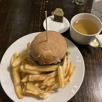 Bean Burger   at Kozmosz Vegan Etterem in Budapest