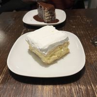 Custard pastry  at Kozmosz Vegan Etterem in Budapest