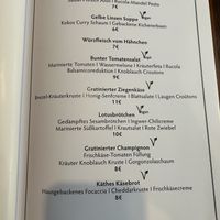 Vorspeisen vegetarisch und vegan  at Restaurant Käthe in Mecklenburg-vorpommern