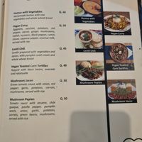 Vegan menu at Mayachik in San Juan La Laguna