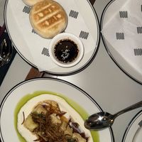 Mushroom bun & two way tofu  at Moonhouse in Balaclava