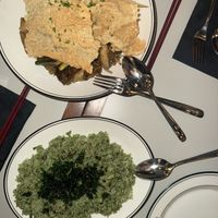 black bean rice noodles & kale fried rice  at Moonhouse in Balaclava