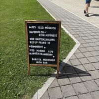 No surcharge for oat milk   at Cafe Hin & Weg in Schliersee