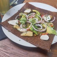 Vegan galette at Crêperie Gigi in Paris