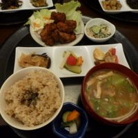 Delicious large meal!! at Komenoko in Tokyo
