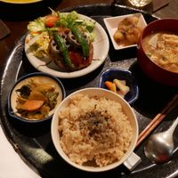 Steak Burger Menu (All Menus 1180 Yen) at Komenoko in Tokyo